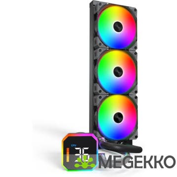 Montech HyperFlow Digital 360 ARGB Zwart, Verzenden, Nieuw