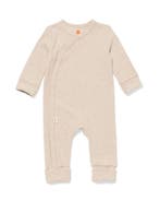 HEMA Newborn meegroei boxpakje LENZING™ ECOVERO™ rib zand, Verzenden, Nieuw