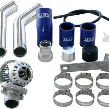 HKS 08+ Evo 10 SSQV4 BOV Kit Includes 2 Polished Aluminum, Ophalen of Verzenden, Nieuw