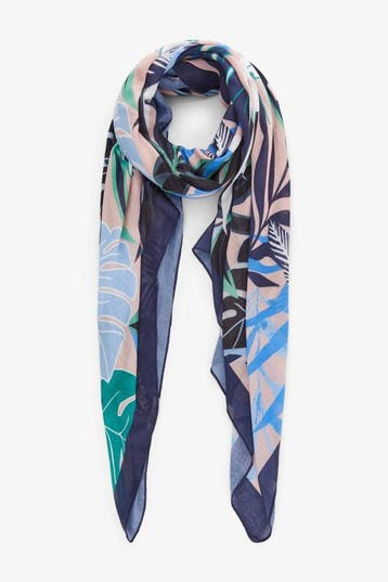 PIECES sjaal blauw (Sjaals, Mooi & Gezond), Verzenden, Nieuw