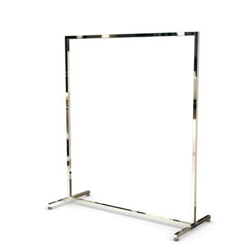 Solo Hoog model chroom Italiaans design kledingrek 120 cm, Nieuw