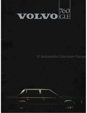 1982 VOLVO 760 GLE BROCHURE NEDERLANDS, Nieuw, Volvo, Author
