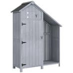 Houten Tuinkast Buiten Weerbestendig Gereedschapsschuur Met, Verzenden, Nieuw