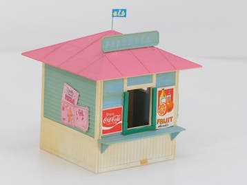 POLA 330995 Susis Pizzeria kiosk gebouwd model (Gebouwen), Ophalen of Verzenden, Gebruikt