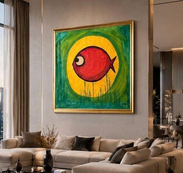 Denis Kuvayev (1971) - Goldfish is coming to light - XL