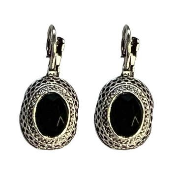 Fako Bijoux - Oorbellen - Tibetaanse Stijl - Zwart, Verzenden, Nieuw