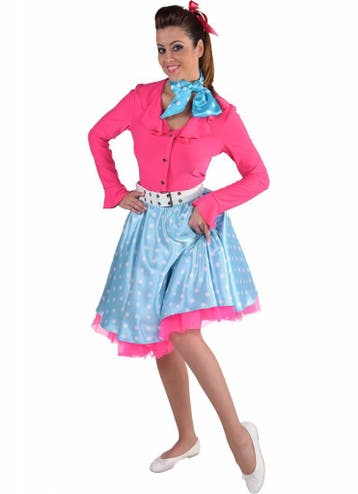 Rock & Roll rok turquoise, Kleding | Dames, Carnavalskleding en Feestkleding, Ophalen of Verzenden, Nieuw