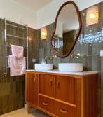 Wastafelmeubel | Vintage | Sixties | Retro, Verzenden, Zo goed als nieuw, Wastafelkast