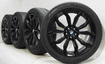 BMW X3 X4 G01 G02 695 20 inch velgen Pirelli Runflat Winterb, Gebruikt, Velg(en), 20 inch, Winterbanden