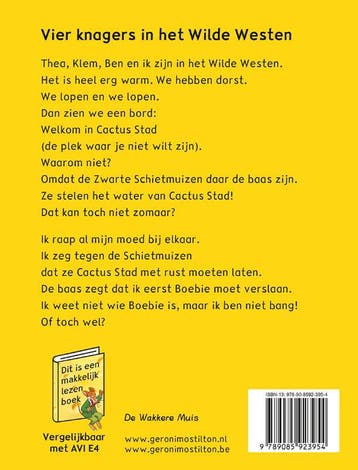 Vier knagers in het wilde westen / Geronimo Stilton-reeks, Verzenden, Gelezen, Geronimo Stilton