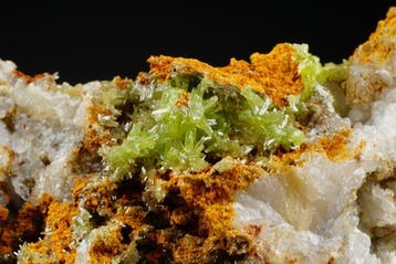 PYROMORPHITE kristallen - zeldzame vondst - geen