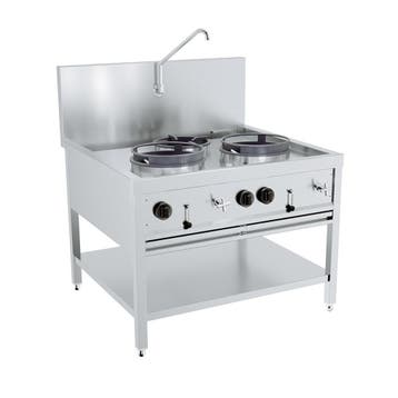 Gas Woktafel 2x17kw + 1x9kw, Ophalen of Verzenden, Nieuw in verpakking