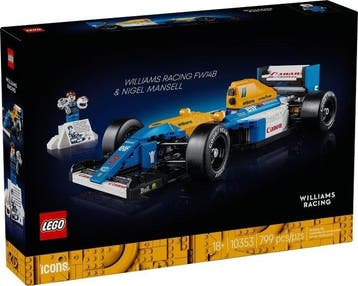 Lego Set - 10353 - Icons - Williams Racing FW14B & Nigel, Nieuw