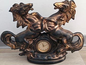 Pendule - Keramiek - 1950-1960 - Italiaans horloge Anker