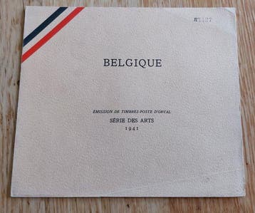 België 1941 - Boekje ORVAL, Kunstenreeks, Franstalig - OBP, Gestempeld