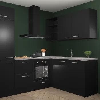 Zwarte keuken Krakau 114576, Verzenden, Nieuw