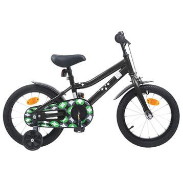 vidaXL Kinderfiets 14 Inch voor 3-5 jaar oud Zwart, Verzenden, Nieuw