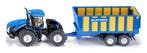 Siku new holland tractor met hooiwagen 1:50, Ophalen of Verzenden, Nieuw