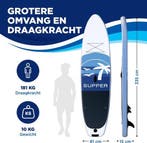 2dekans | Supper Sup Board XL - Max. 180KG - Opblaasbaar –, Ophalen of Verzenden, Zo goed als nieuw