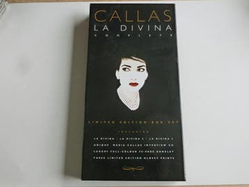 Maria Callas - La Divina (4 CD) Limited Edition Box, Ophalen of Verzenden, Zo goed als nieuw