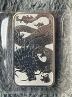 1oz Rectangular Dragon 2022 - Zilver (Zonder minimumprijs)