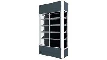 Geforceerde wandkoeling met 4 schappen | RVS| 1200x400x(h..., Verzenden, Nieuw in verpakking