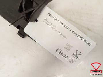 Renault Twingo 3 2014+ Binnenspiegel Spiegel Origineel!, Auto-onderdelen, Spiegels, Ophalen, Gebruikt, Renault