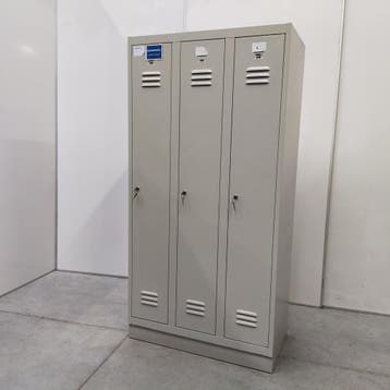 3-deurs Overtoom lockerkast - 180x90x50 cm, Ophalen of Verzenden, Nieuw