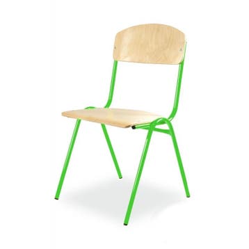 Schoolstoel | Groen | Voor Kinderen 1.20-1.45m | Zithoogte, Verzenden, Nieuw in verpakking