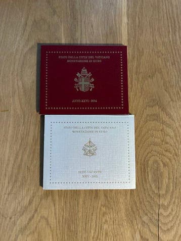 Vaticaan. Year Set (BU) 2004/2005 (2 sets incl. Sede