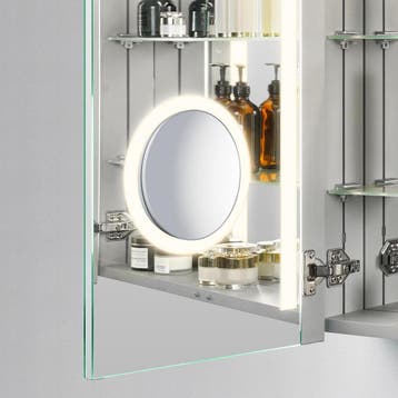 HIPP Design spiegelkast - Verticale LED-Banen en Indirecte, Ophalen of Verzenden, Nieuw
