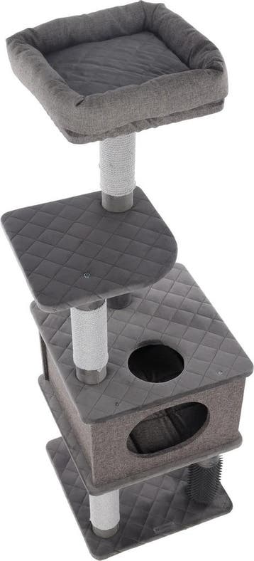 Krabpaal Teor Grijs (Krabpalen, Katten), Verzenden, Nieuw, Krabpaal