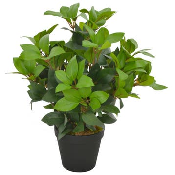 vidaXL Kunstplant met pot laurierboom 40 cm groen, Verzenden, Nieuw