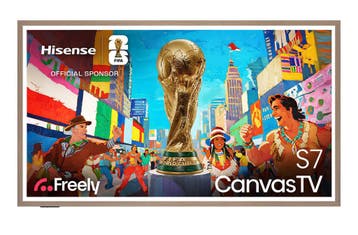 Hisense Canvas TV 65S7NQTUK 65 inch QLED 4K - Teak, Ophalen of Verzenden, Nieuw
