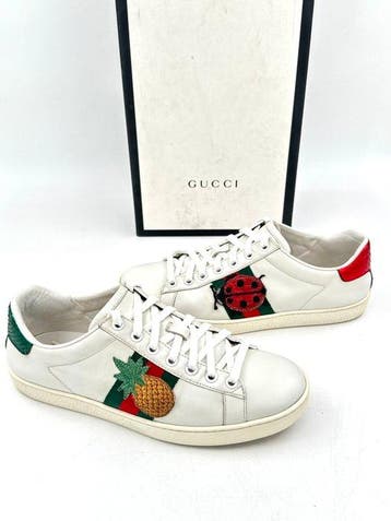 Gucci - Ace Pineapple Ladybug - Sneakers - Maat: EU 37, Kleding | Heren, Schoenen, Nieuw