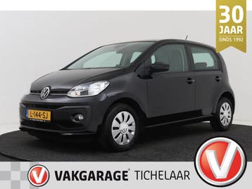 Volkswagen up! | Zakelijke Lease v.a. €145.73 pm, Automaat, Stof, Gebruikt, Zwart