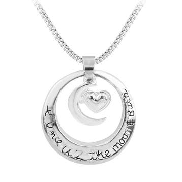 Fako Bijoux - Ketting - I Love You To The Moon And Back -, Verzenden, Nieuw
