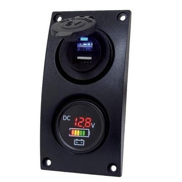 Talamex Curved add-on paneel met dubbele USB aansluiting en, Ophalen of Verzenden, Nieuw