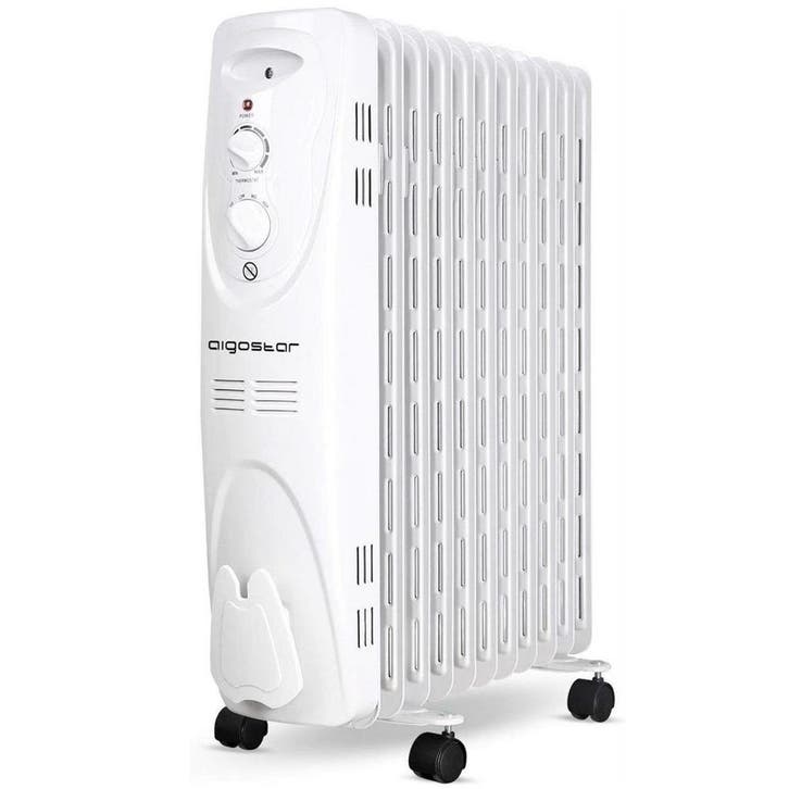 Olieradiator - 2300W Heater - Elektrische kachel - met Therm, Doe-het-zelf en Verbouw, Verwarming en Radiatoren, Zo goed als nieuw