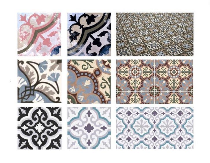 Portugese tegels  20x20 cm | vintage keramische vloertegels, Doe-het-zelf en Verbouw, Tegels, 20 tot 40 cm, 20 tot 40 cm, 10 m² of meer