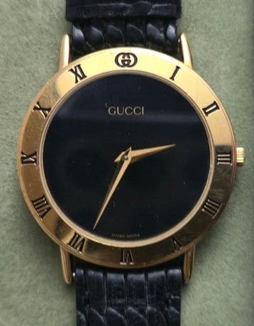 Gucci - Gucci Watch 3000.2.M Gold Plate Vintage Collectable, Nieuw