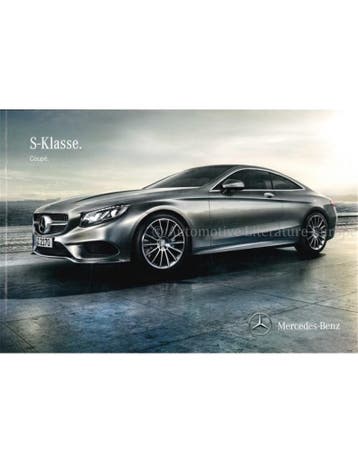 2014 MERCEDES BENZ S KLASSE COUPE BROCHURE DUITS, Nieuw, Author