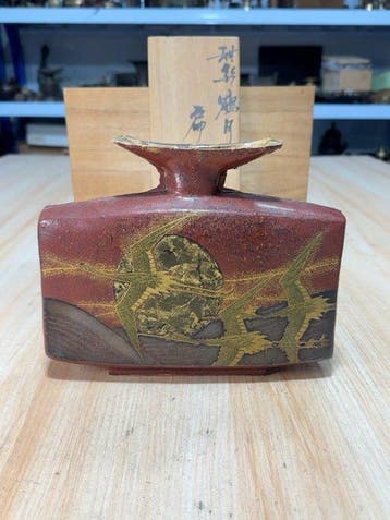 Vaas - Keramiek - Japan - Kinmaki-e (Zonder minimumprijs), Antiek en Kunst