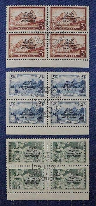 Zwitserland 1924 - Zwitserland tot 30-31, 48 frankwaarden, Gestempeld