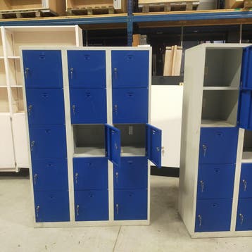 15-deurs Overtoom lockerkast - 180x120x50 cm, Ophalen of Verzenden, Nieuw