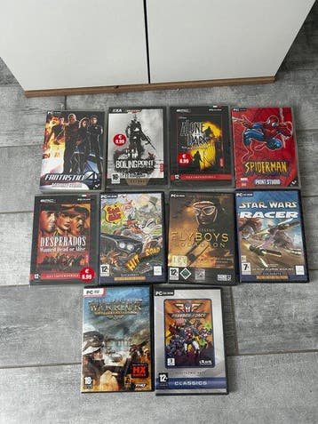 Atari, LucasArts - PC CD-ROM - Lotto 10 Videogiochi PC, Nieuw