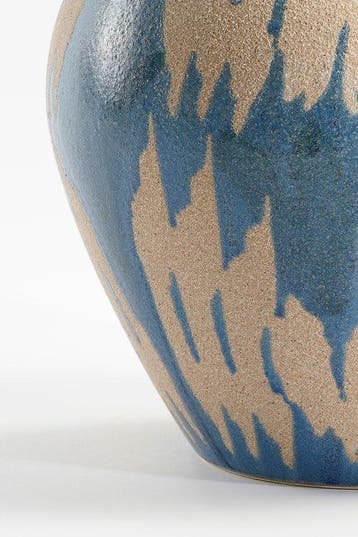 2dekans | Mica Decorations Caldo Vaas - L25 x B24 x H30 cm -, Huis en Inrichting, Woonaccessoires | Vazen, Ophalen of Verzenden