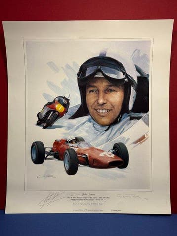 MV Agusta, Ferrari - MotoGP - John Surtees - 1964 - Print, Nieuw