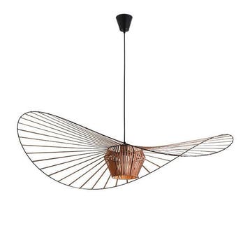 Vertigo lamp - Hoedlamp Koper - Design Hanglamp - 100 cm, Vertigo stijl, Verzenden, Stof, Nieuw