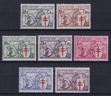 België 1934 - reeks Ridder - OBP/COB 394/00, Gestempeld